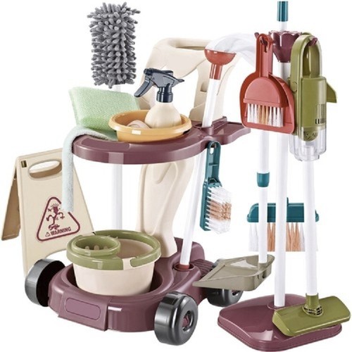 Reinigungsset mit kinderwagen - reinigungsset,