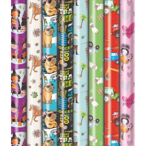 Sortiment geschenkpapier - sortiment,